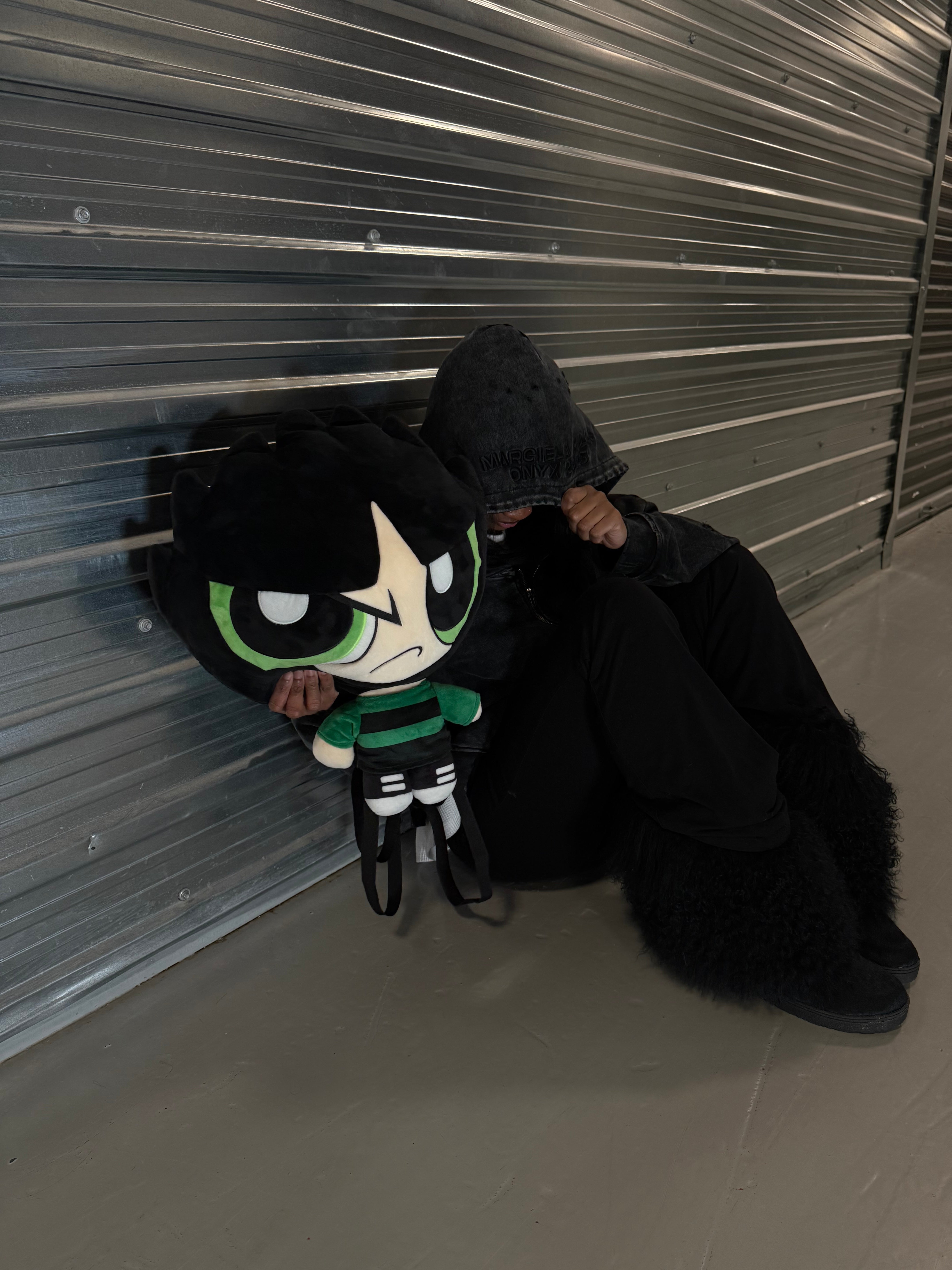 GREEN GLO IN THE DARK ROWDY RUFF BACKPACK